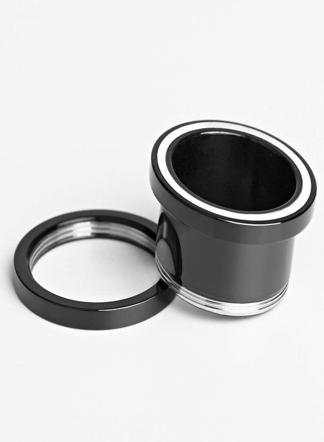 TBOSEN 2 pairs Stainless Steel Ear Plugs Black Gauges Stretching Screw Fit Tunnels Expander Piercing Jewelry - Image 3